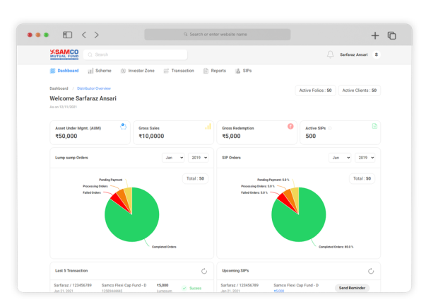 Robust Distributor Dashboard